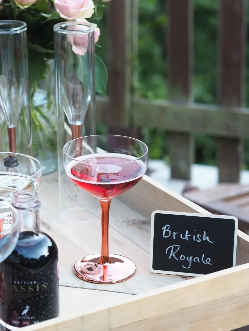 The British Royale is a pimped up prosecco drink