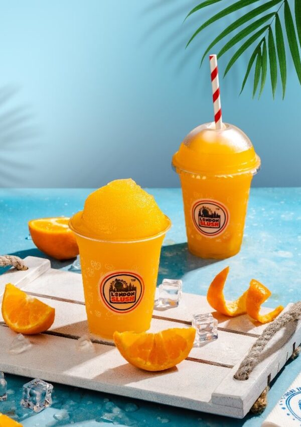 orange flavor slushies