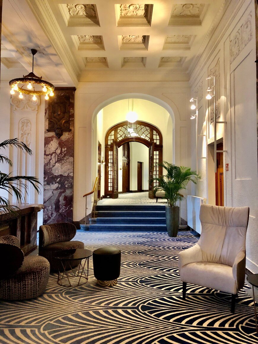 hotel reception area