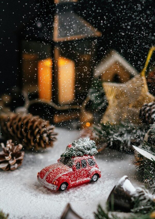 car in snow