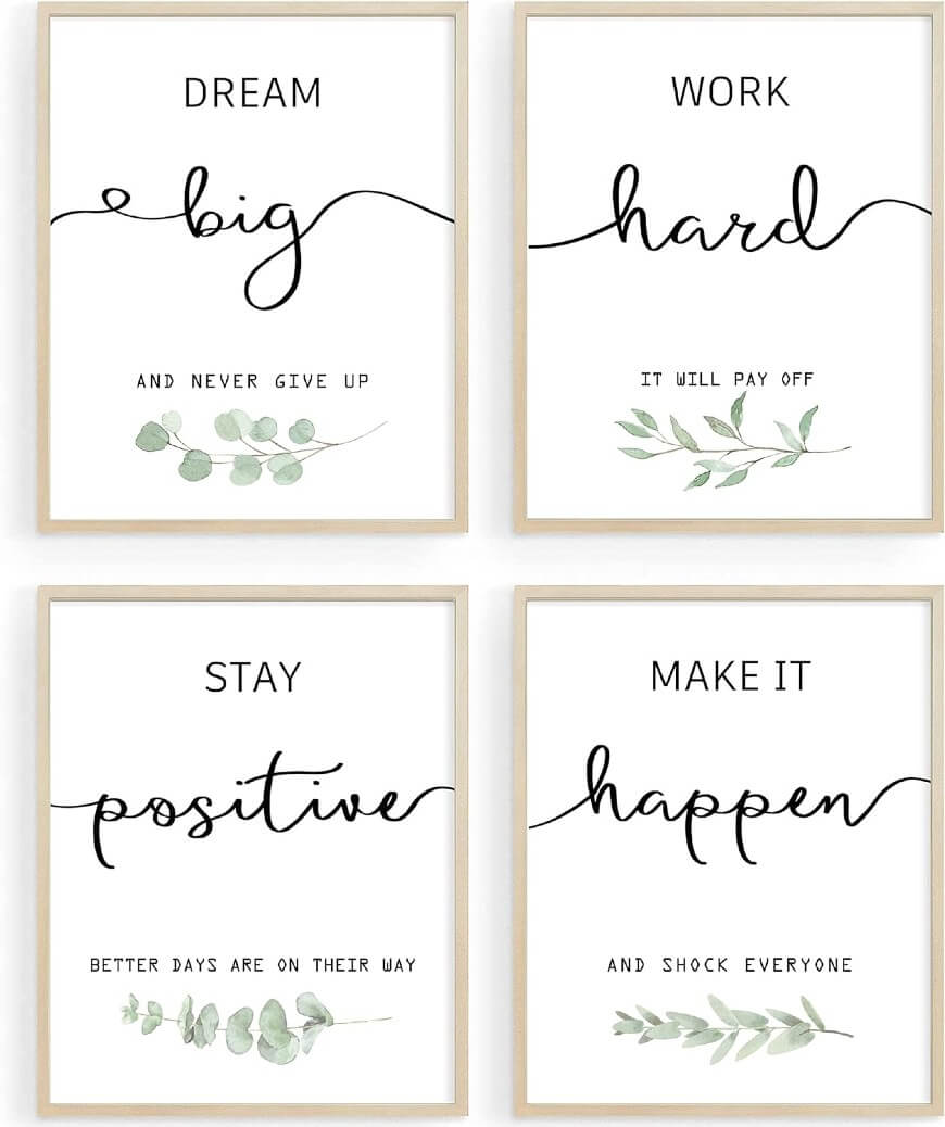 motivational wall prints