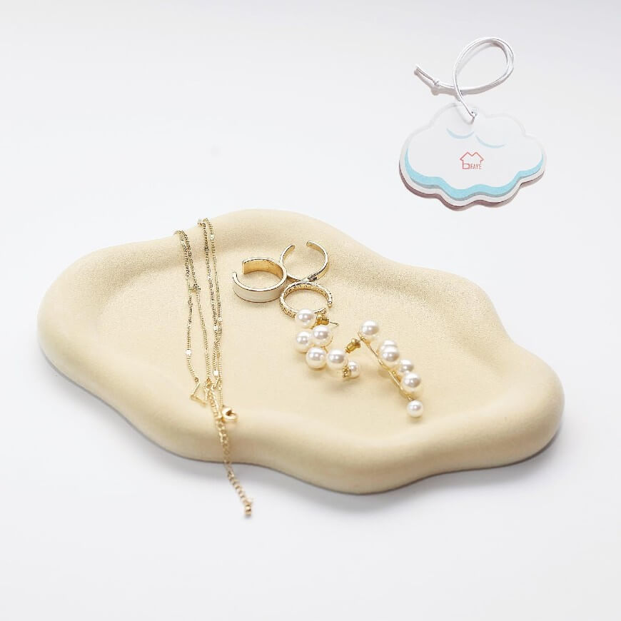 cloud shaped trinket tray