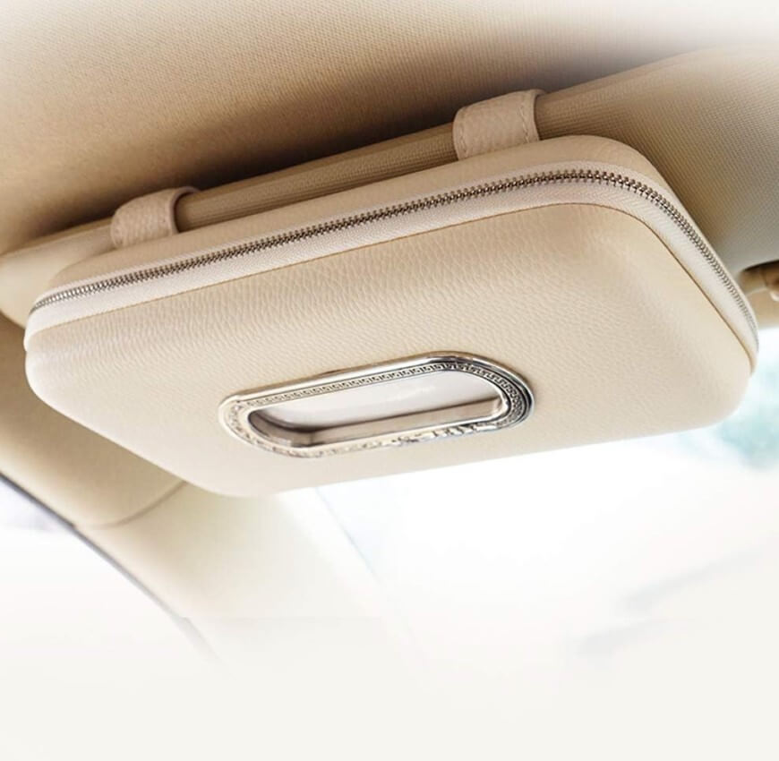 car visor napkin holder