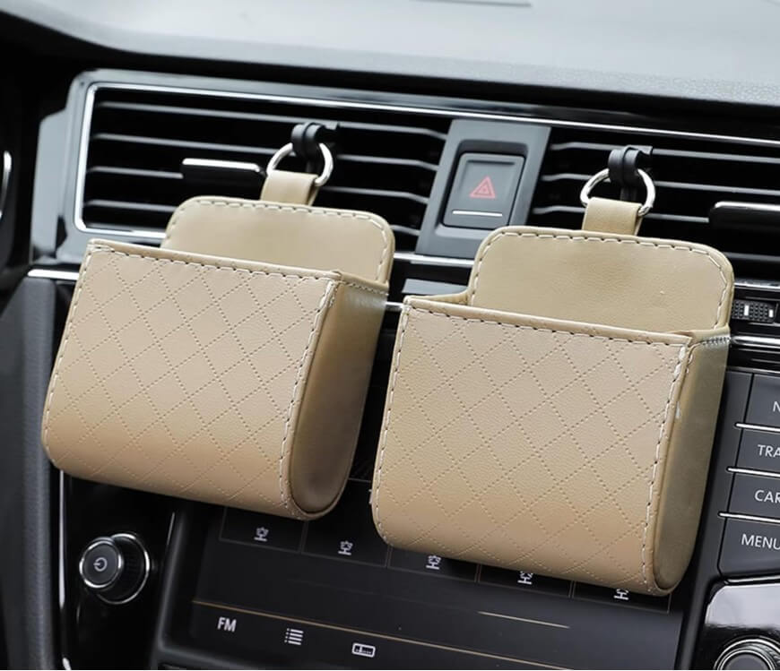 cream coloured air vent storage