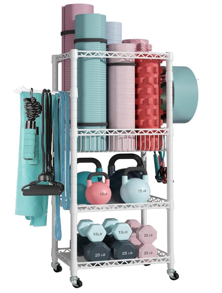 at home gym storage