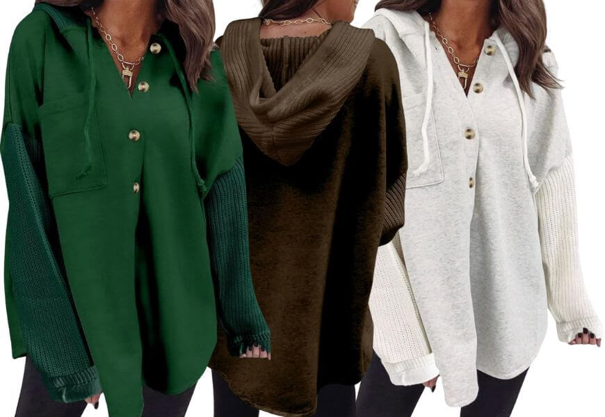 hooded sweatshirts