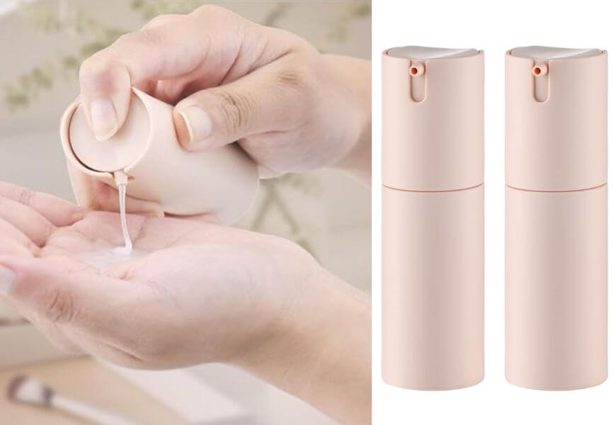 pink pump bottles