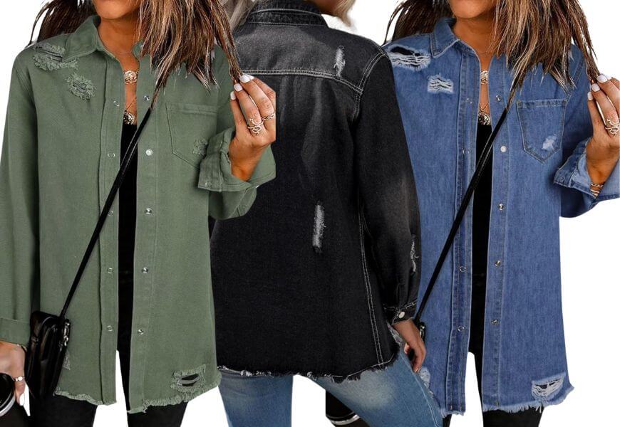 distressed denim jackets