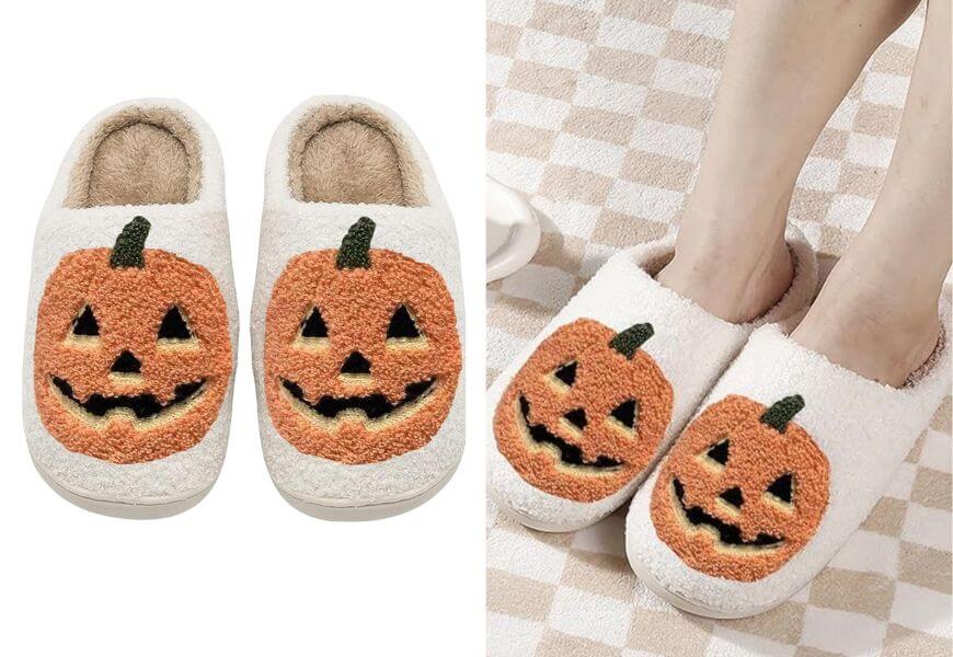 pumpkin slippers