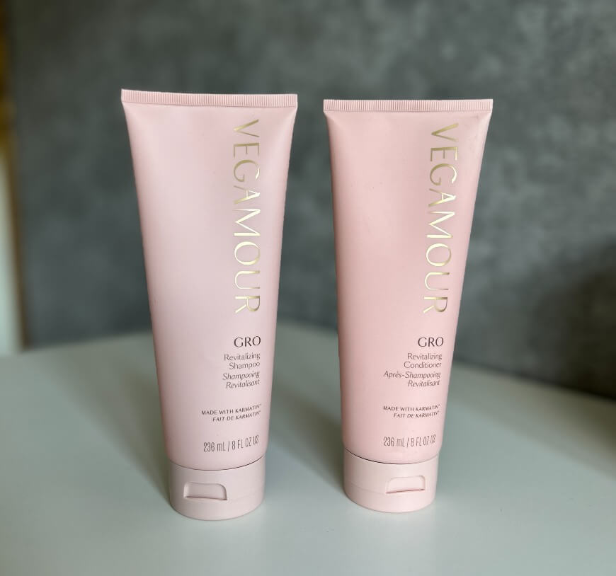 shampoo and conditioner bottles