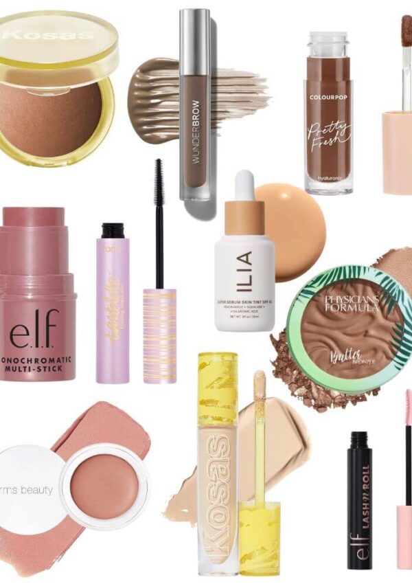 collection of demure makeup products