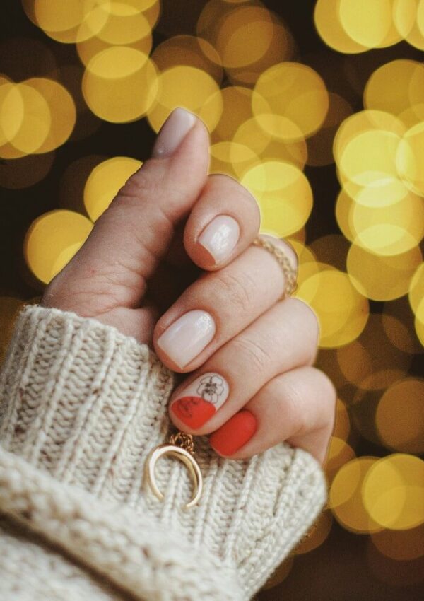 pretty nails for thanksgiving