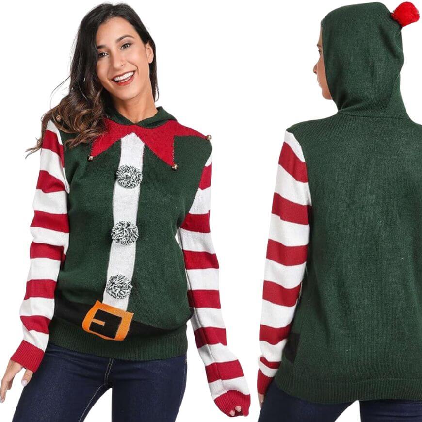 cute elf sweater
