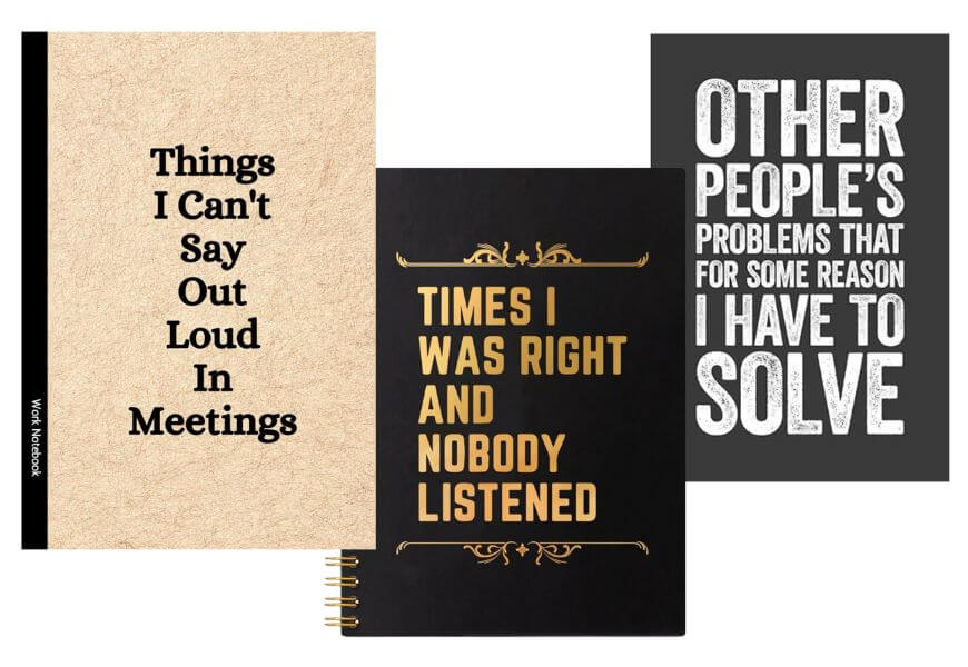funny notebooks