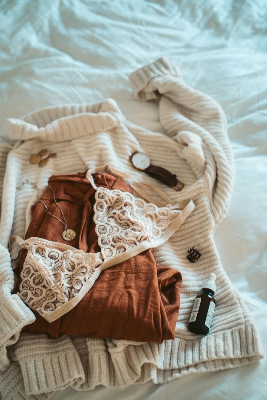 clothes laid out for morning