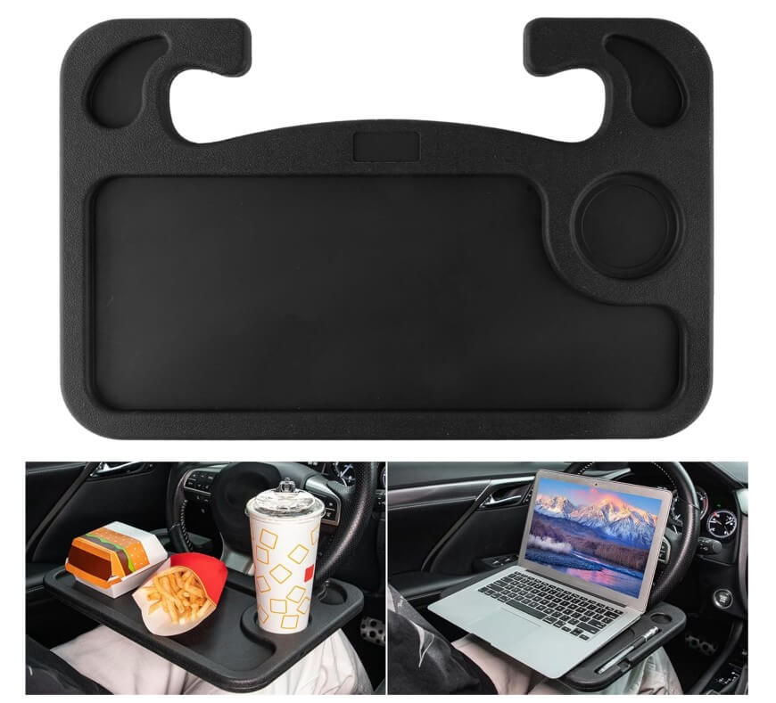 black desk tray for car