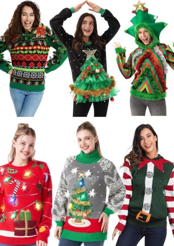 Top 10 Ugly Christmas Sweaters from Amazon