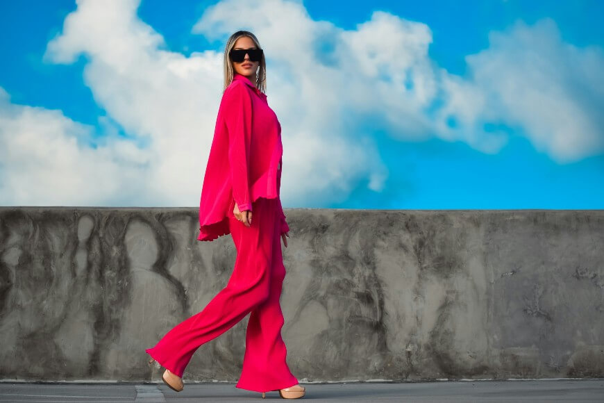 pink and red valentines day outfit