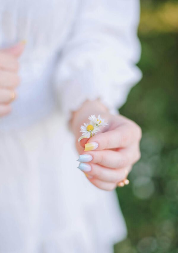 pastel nail design