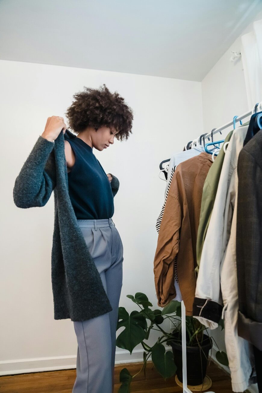 woman finding her style