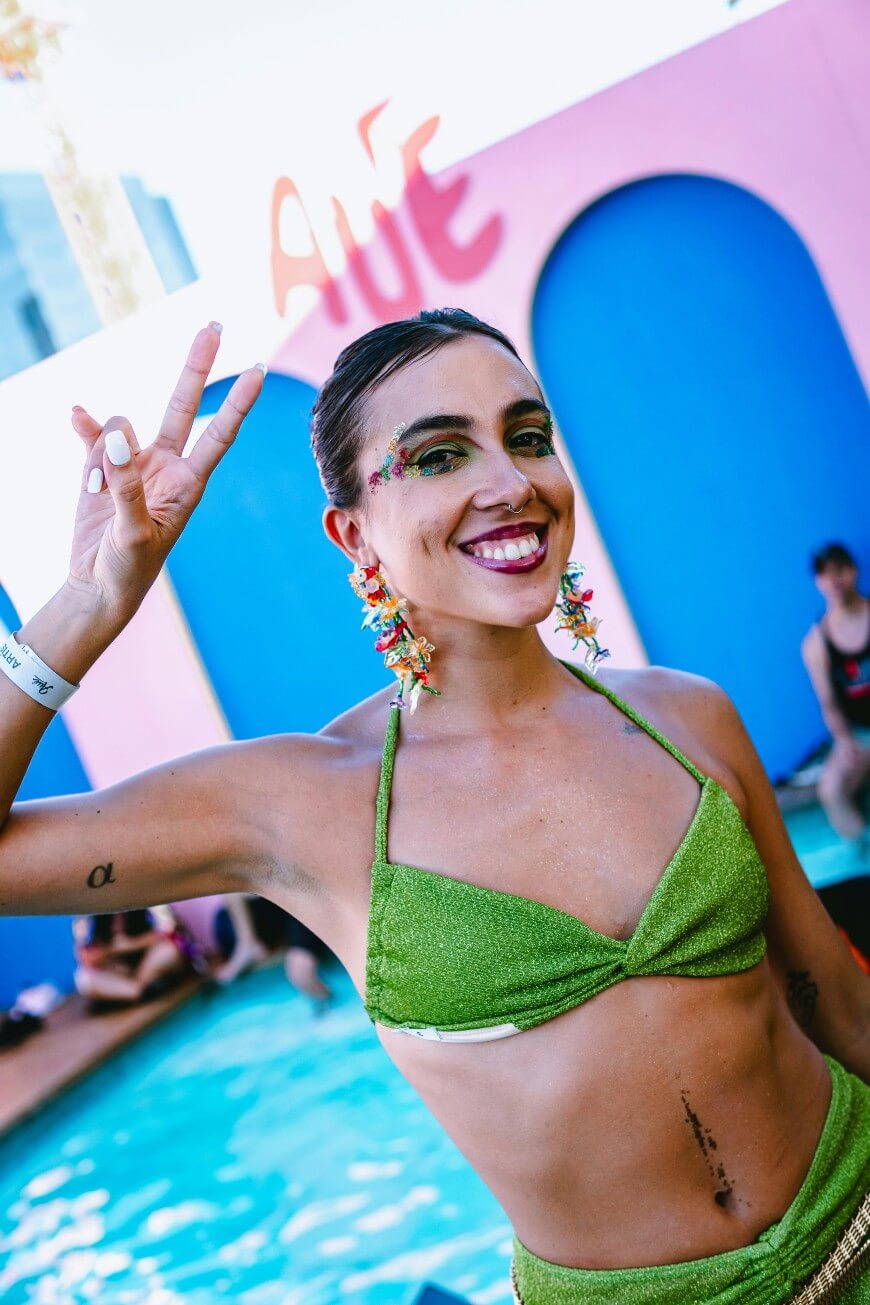 coachella themed pool party