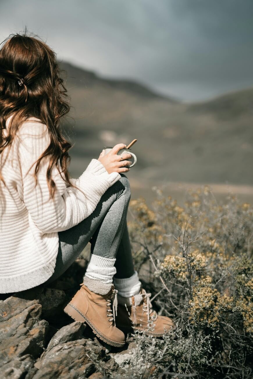 warm camping outfit