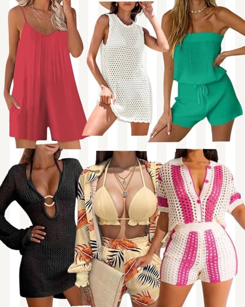 short outfits for a pool party
