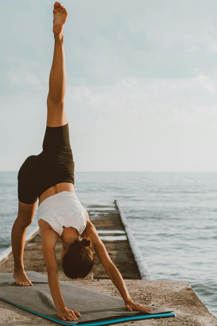 morning yoga pose
