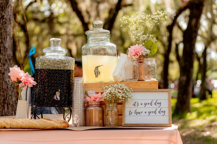 margarita drinks station
