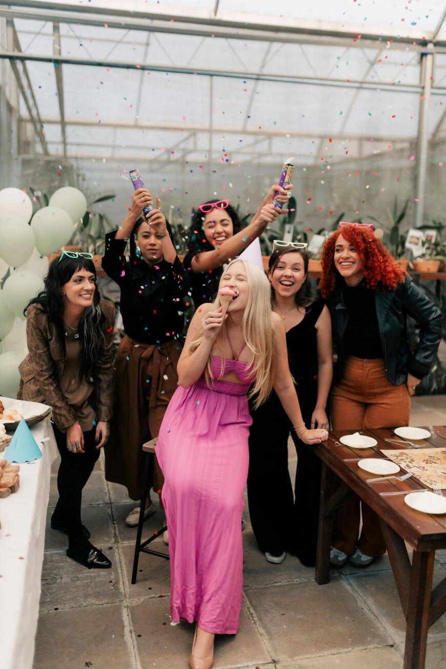 21st birthday party with friends