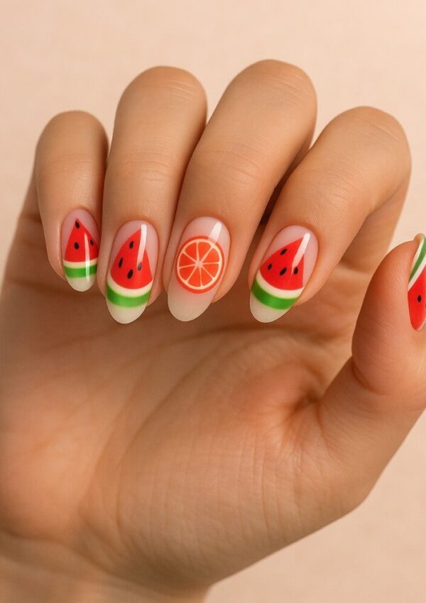 25+ Fruit Nail Designs That Are Too Cute