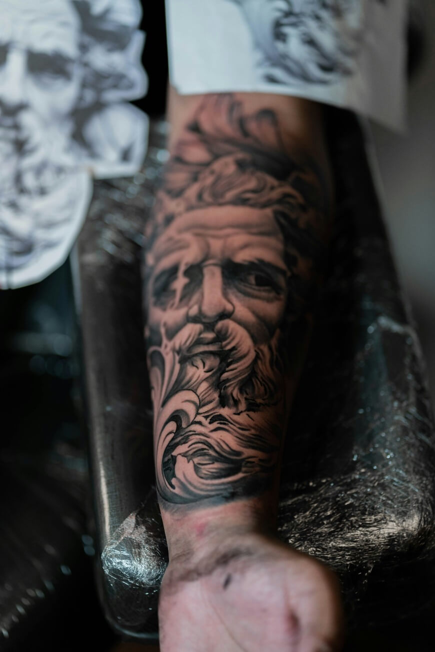 ancient greek tattoo idea