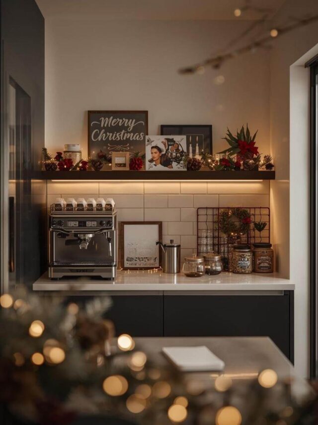 30 Cozy Christmas Coffee Bar Ideas
