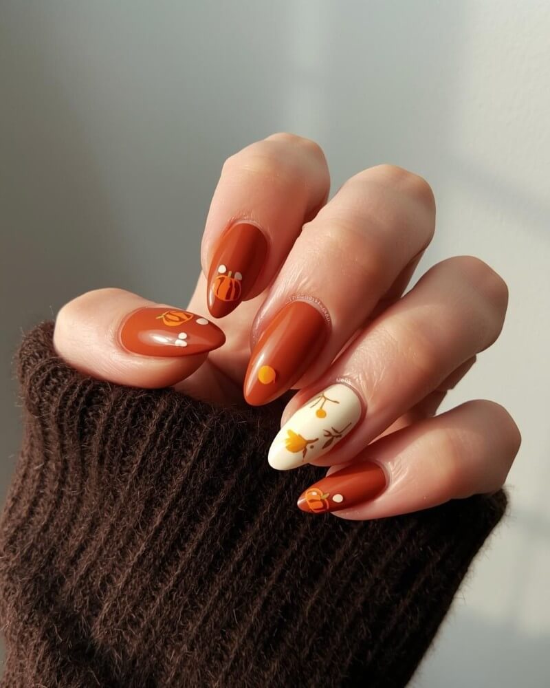 25 Magical Disney Fall Nail Ideas