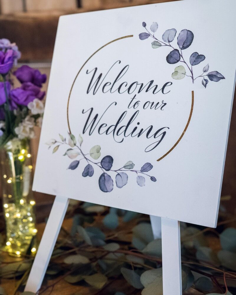 35+ Wedding Welcome Sign Ideas for Every Style
