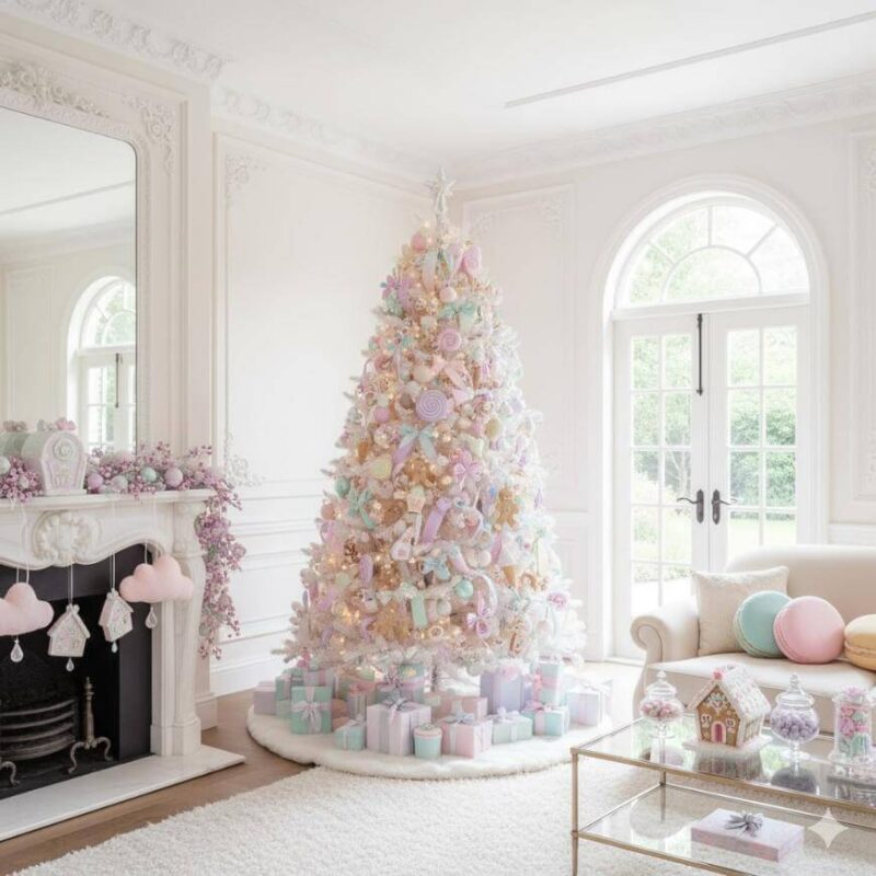 25+ Candyland Christmas Tree Ideas That Are Sweet As Can Be