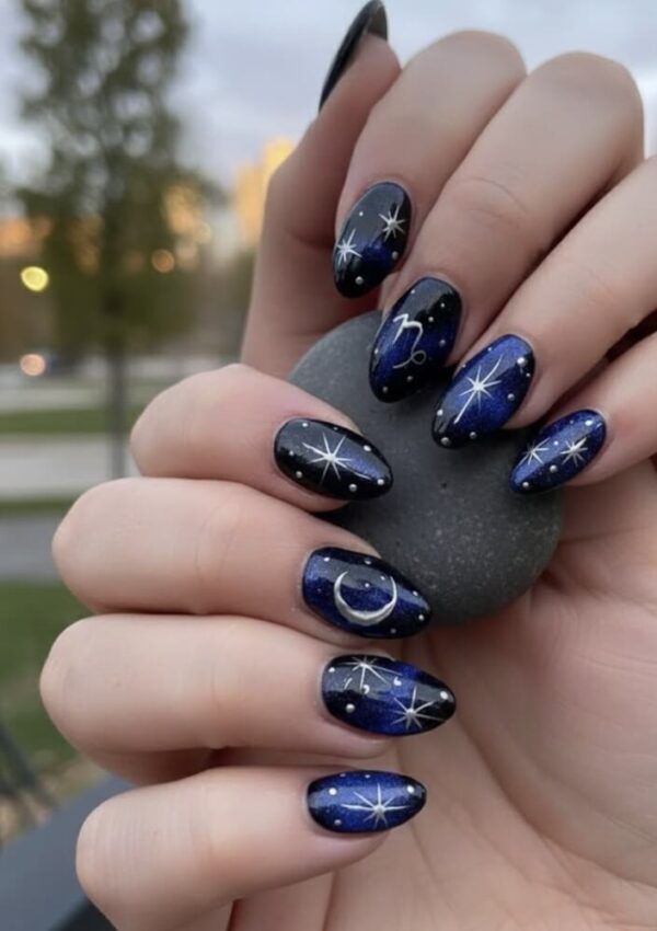 25+ Capricorn Nail Ideas That Are Polished and Powerful