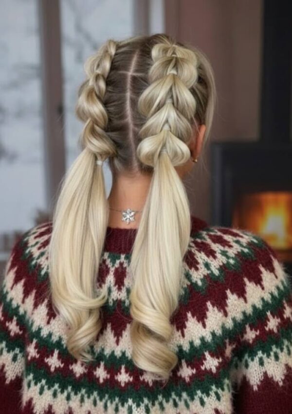 25+ Winter Hair Braids for Cold-Weather Glam