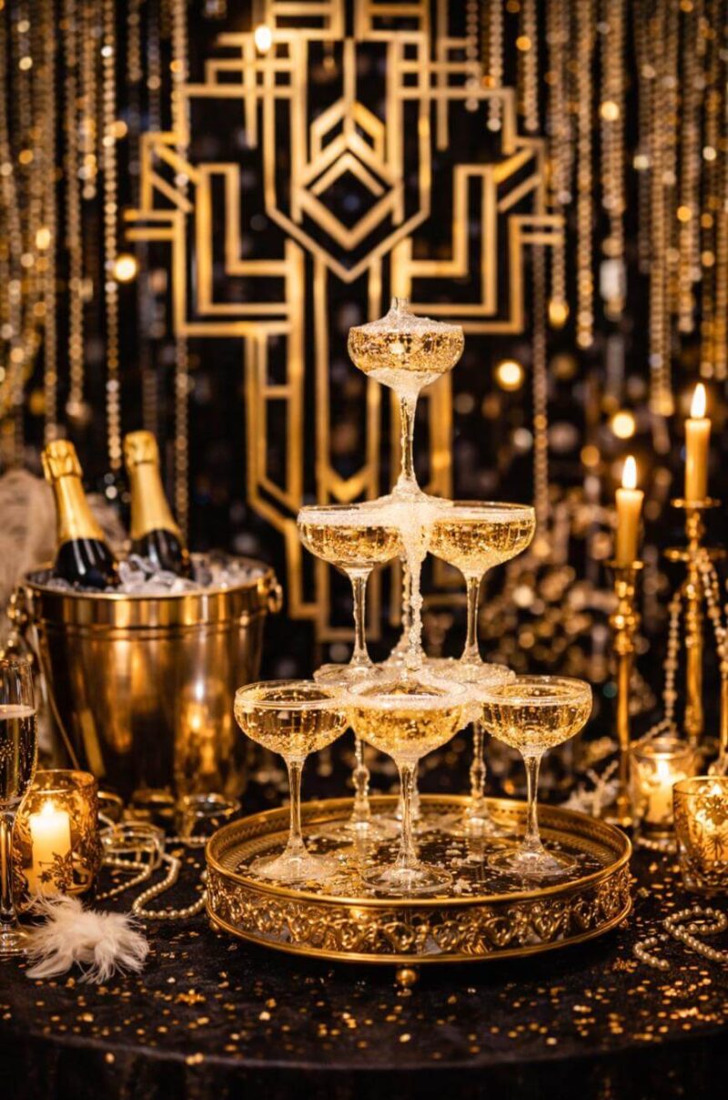 20+ Glam Roaring 20s Party Decoration Ideas