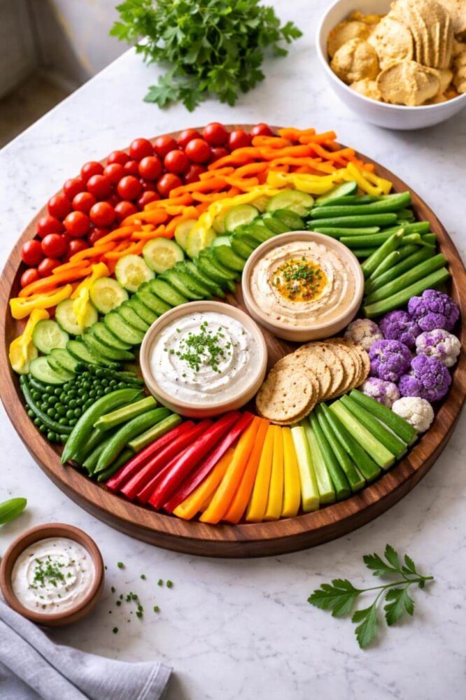 25 Gorgeous Veggie Tray Ideas That Wow on a Budget