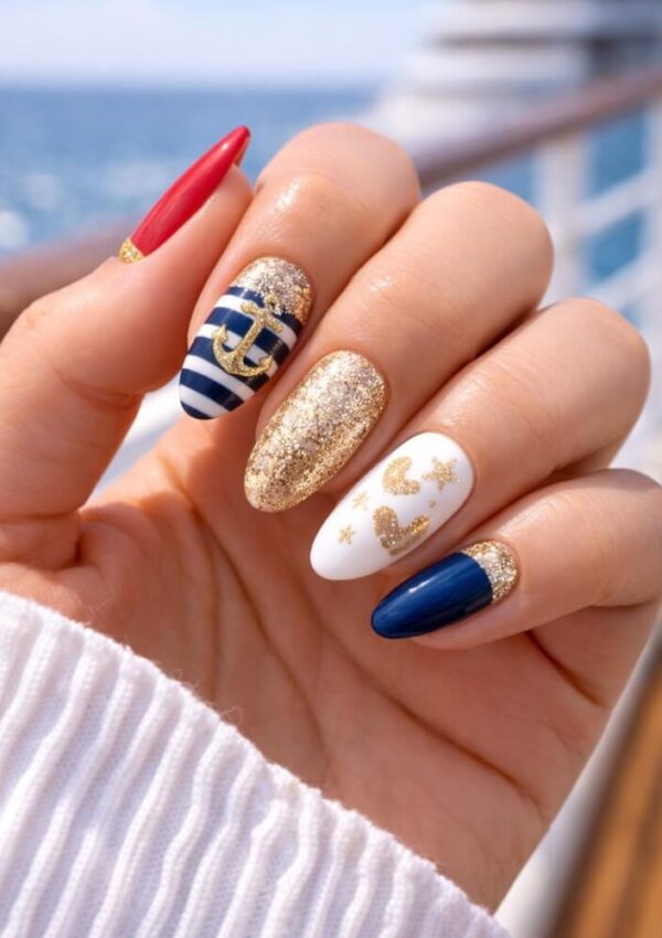 20 Disney Cruise Nails Perfect for Your Vacation at Sea