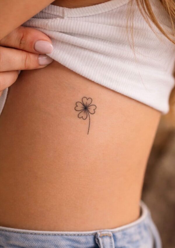 20+ Beautiful Four Leaf Clover Tattoo Ideas
