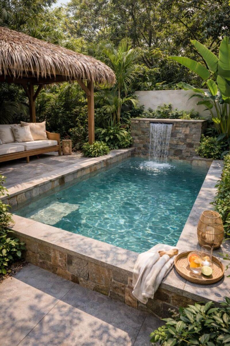 20+ Chic Plunge Pool Ideas for Small Backyards