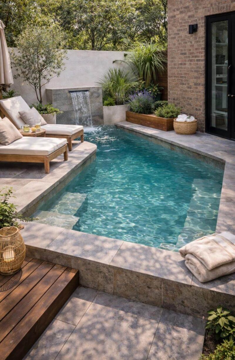 20+ Chic Plunge Pool Ideas for Small Backyards