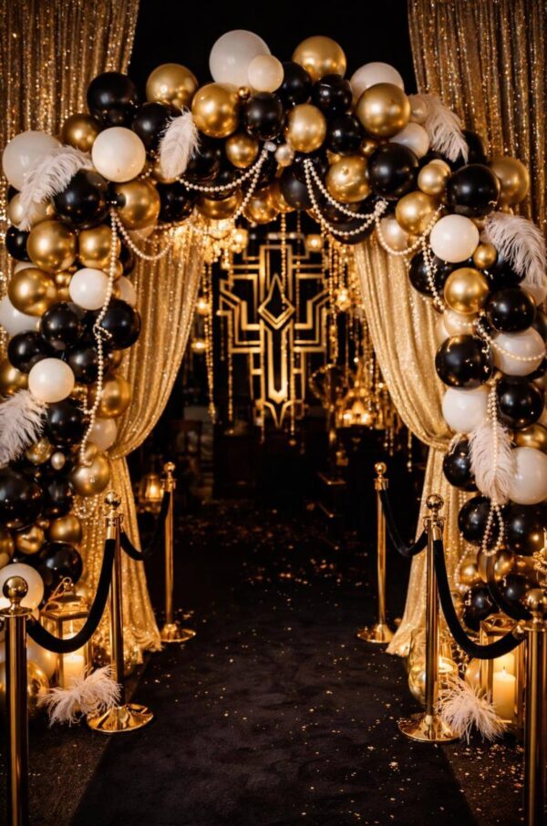 20+ Glam Roaring 20s Party Decoration Ideas