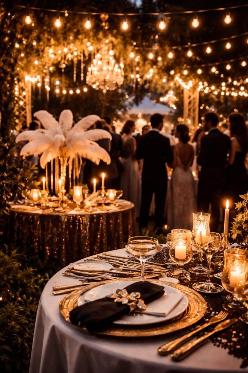 20+ Glam Roaring 20s Party Decoration Ideas