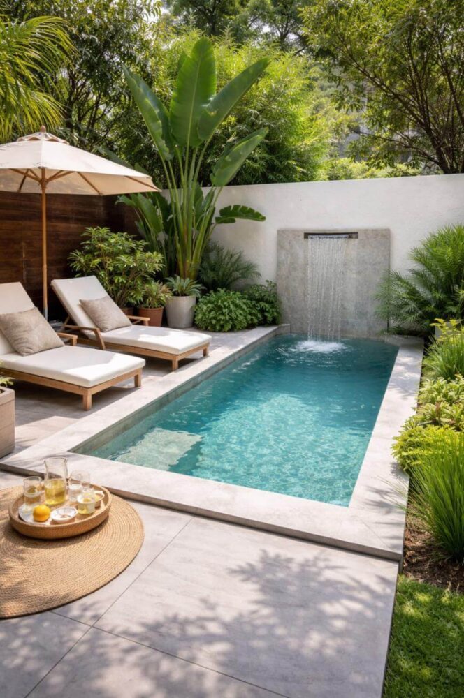 20+ Chic Plunge Pool Ideas for Small Backyards