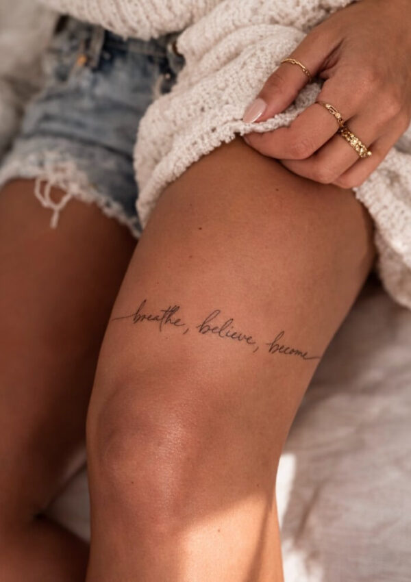 20+ Stunning Above the Knee Tattoo Ideas You’ll Love