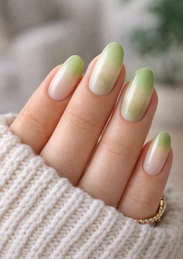 20+ Matcha Nail Ideas for a Fresh Green Manicure
