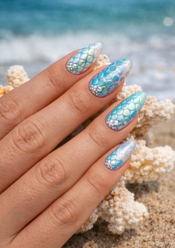 30 Mermaid Nail Ideas That Are Pure Ocean Magic